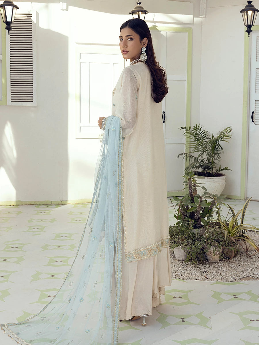Salitex | Signature Festive Chiffon | SUNW6NO005UT -  Salitex Ladies Clothes - Original Designer Dress - House of Maryam