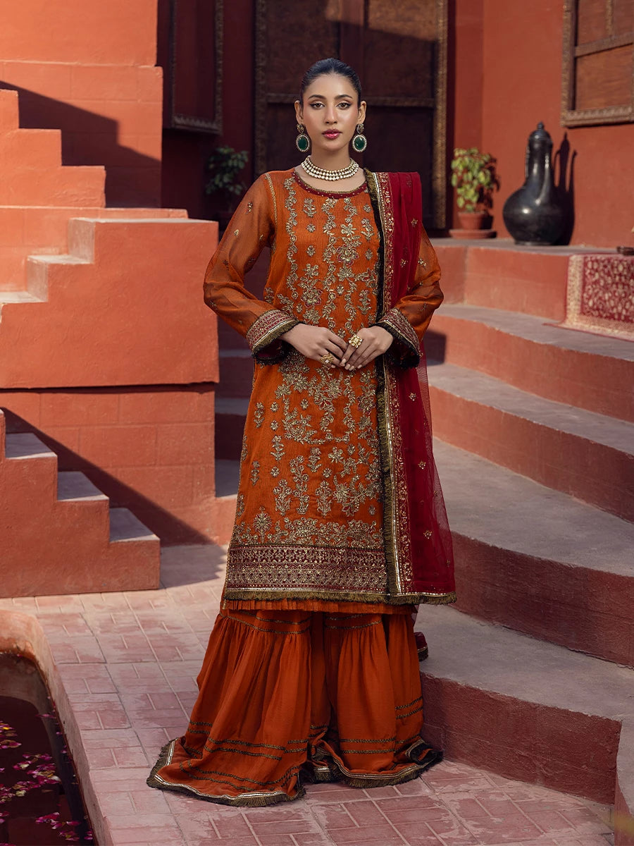 Salitex | Signature Festive Chiffon | SUNW6JI019UT -  Salitex Ladies Clothes - Original Designer Dress - House of Maryam