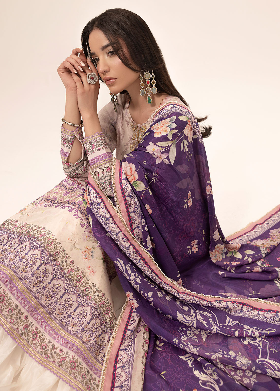 Sahane | Suay Silk Handwork Edit | CT-15003 KAIA - SUAY -  Sahane Ladies Clothes - Original Designer Dress - House of Maryam