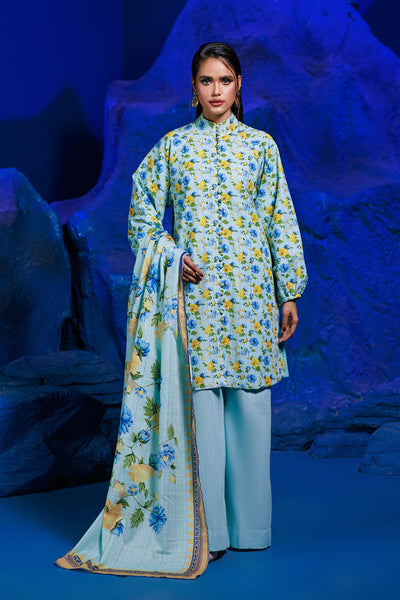 Bonanza Satrangi | Salt Water 3 Pc (1W24P3P301) -  Bonanza Satrangi Unstitched - Original Designer Dress - House of Maryam
