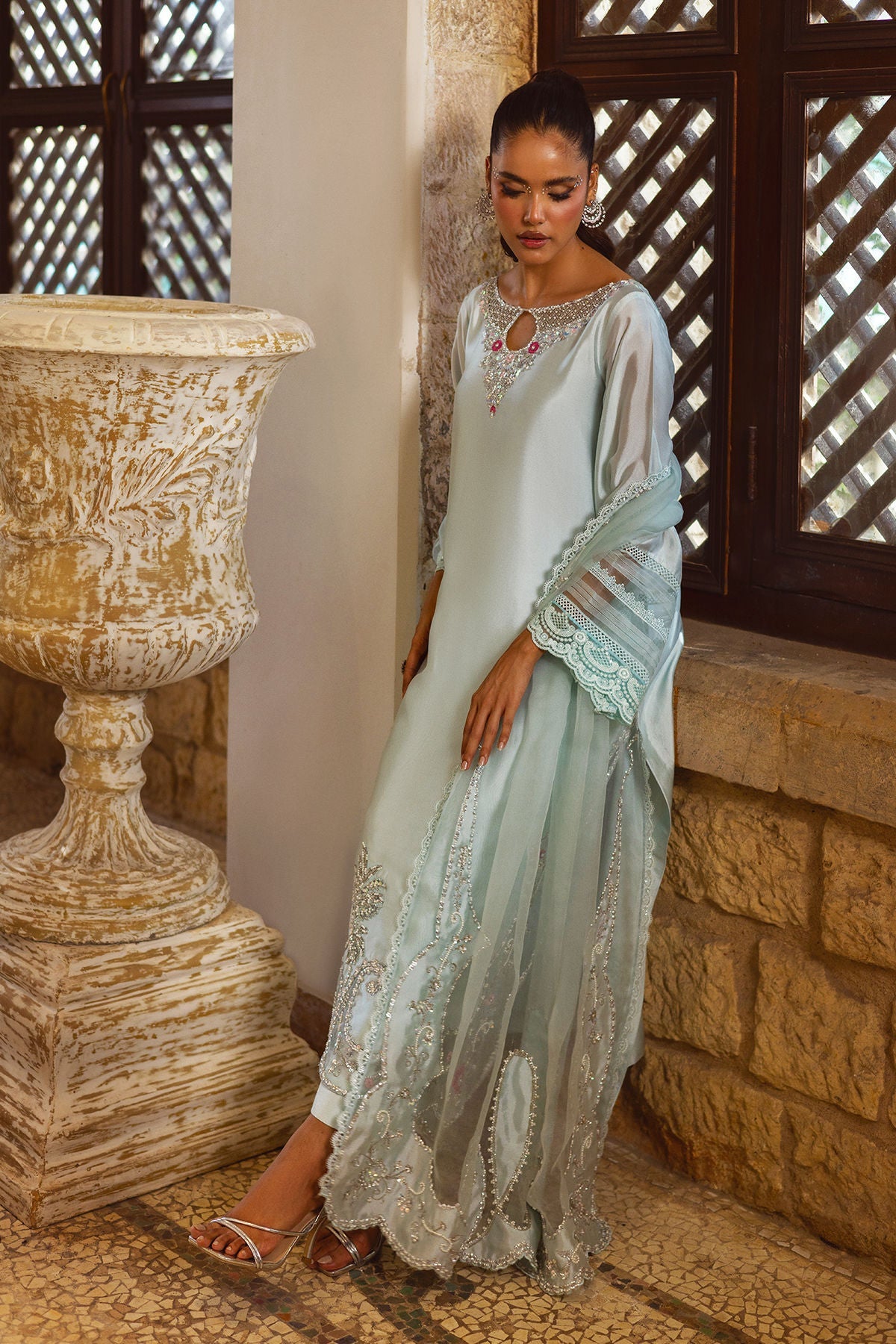 Annus Abrar | Leah Luxury Pret | Zaviya-3