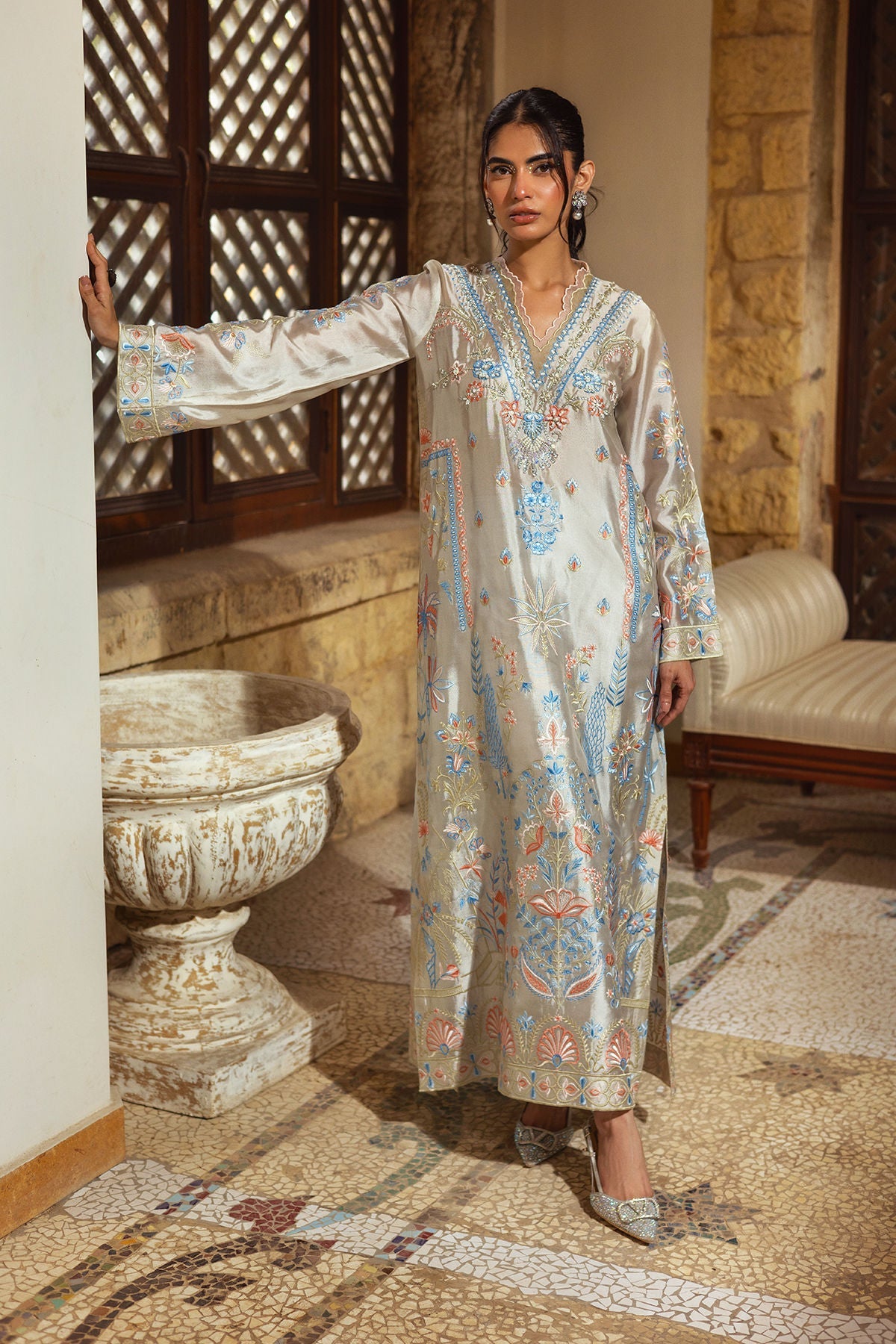 Annus Abrar | Leah Luxury Pret | Bisha Kaftaan