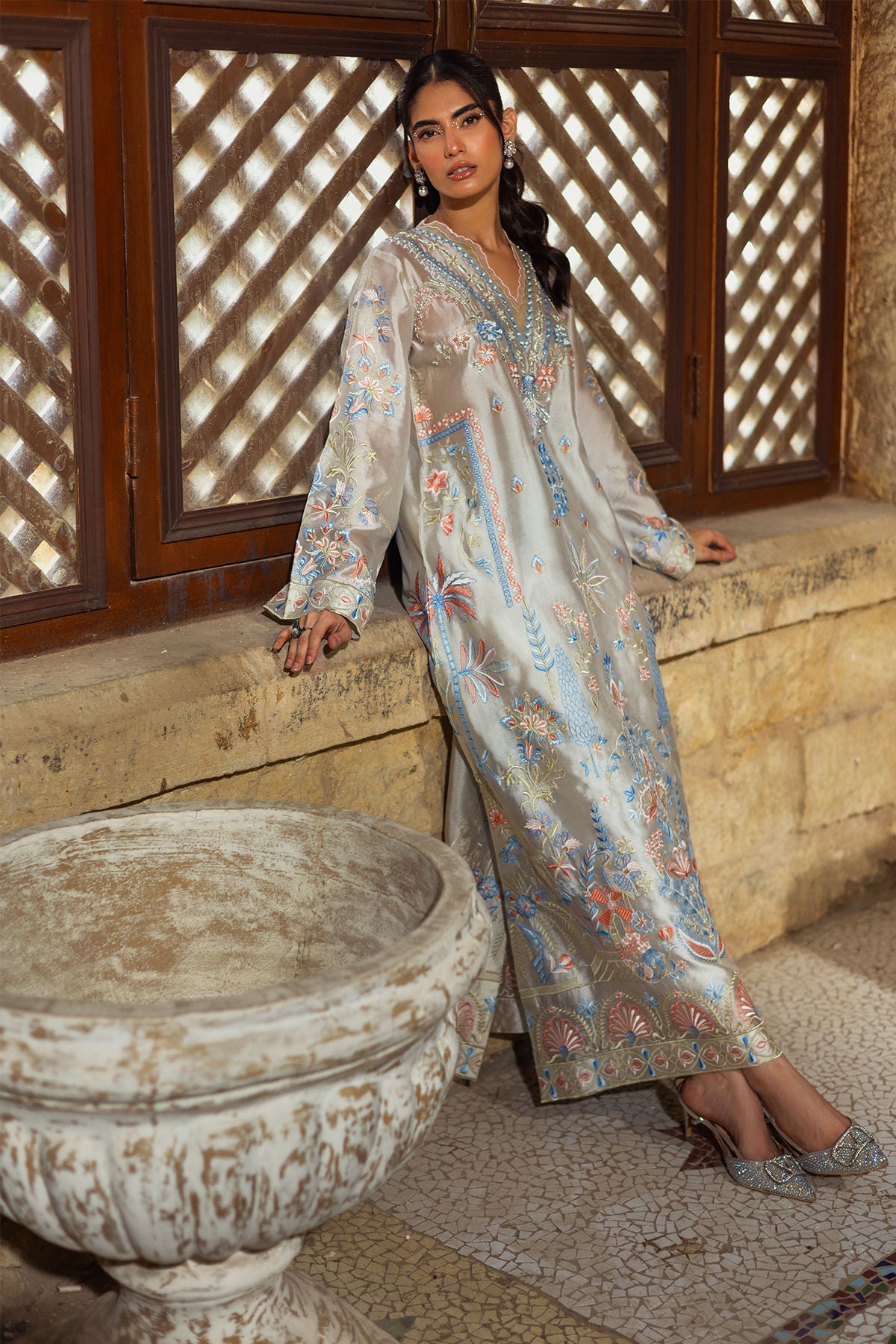 Annus Abrar | Leah Luxury Pret | Bisha Kaftaan-5