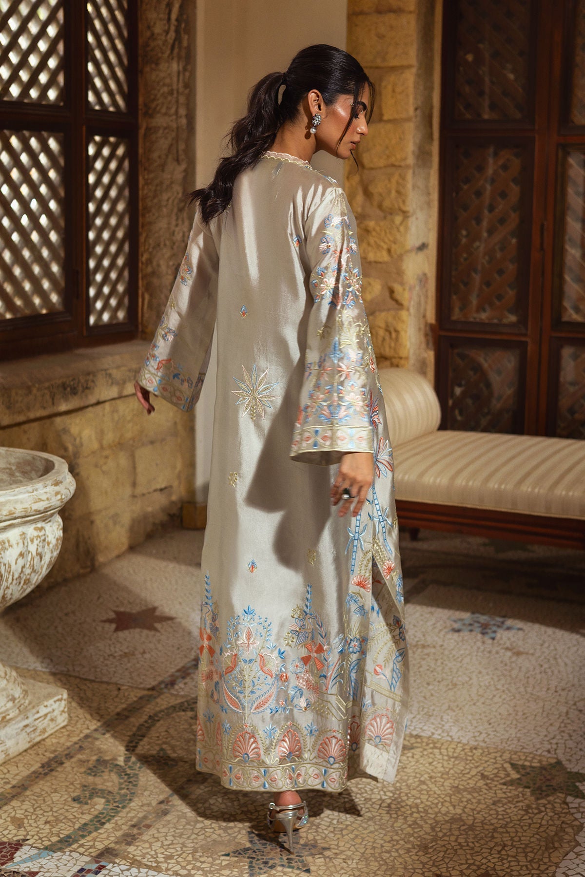 Annus Abrar | Leah Luxury Pret | Bisha Kaftaan-2