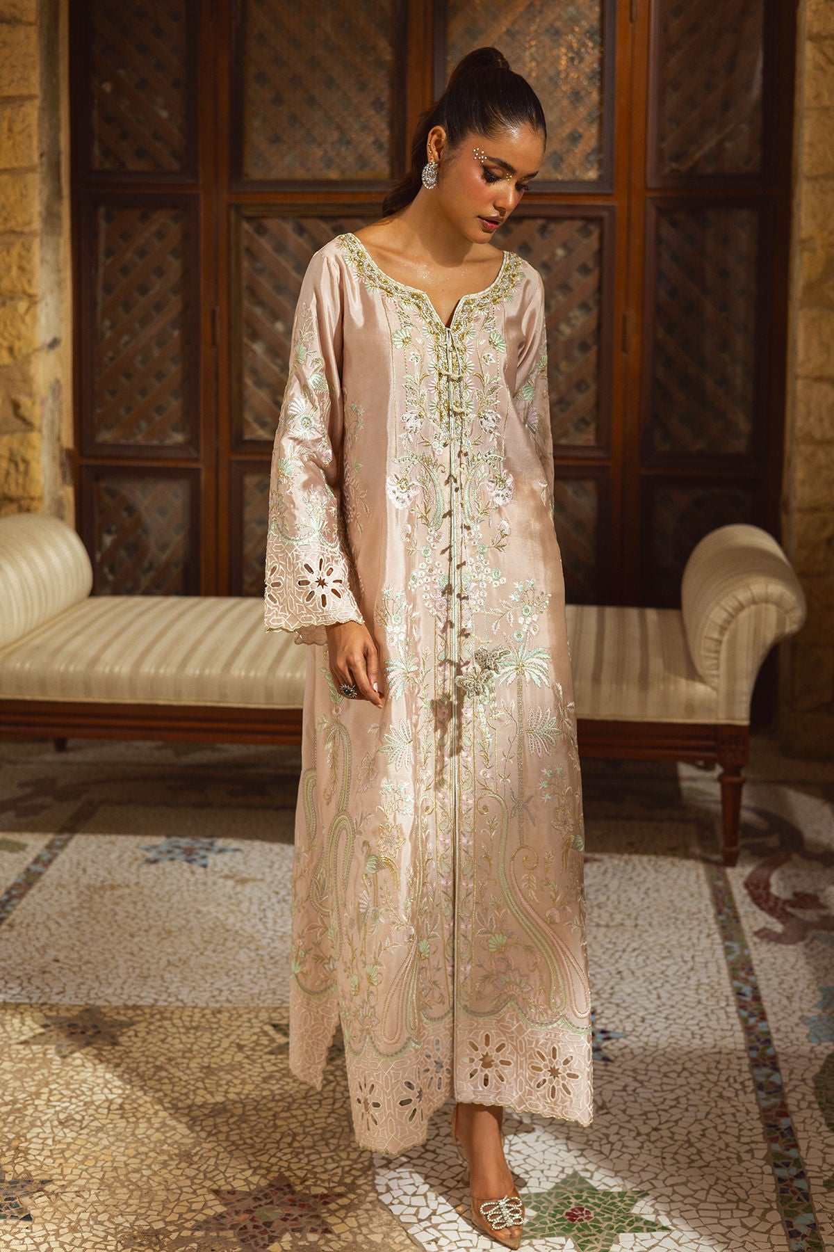 Annus Abrar | Leah Luxury Pret |Aniya Shirt-5
