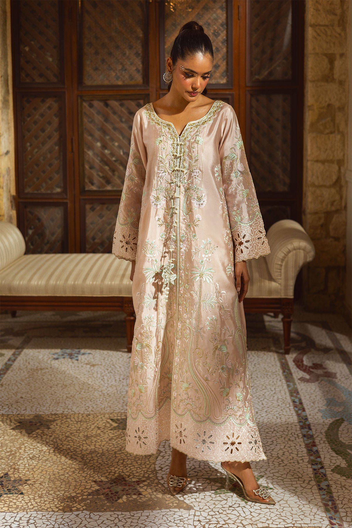 Annus Abrar | Leah Luxury Pret |Aniya Shirt-4