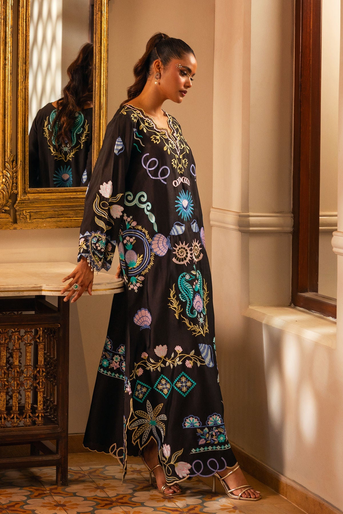 Annus Abrar | Leah Luxury Pret |Kayla Kaftan-6