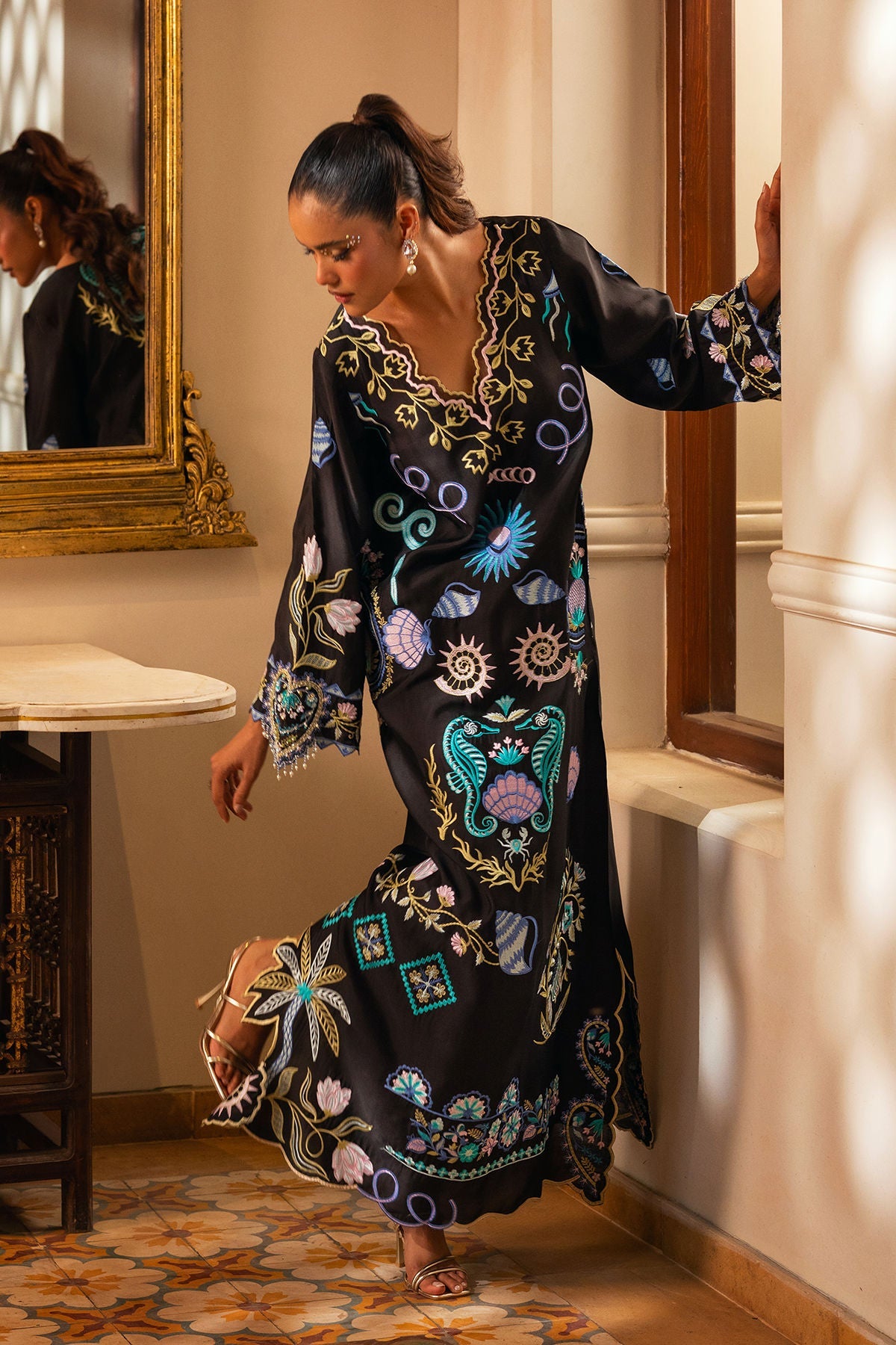 Annus Abrar | Leah Luxury Pret |Kayla Kaftan-5