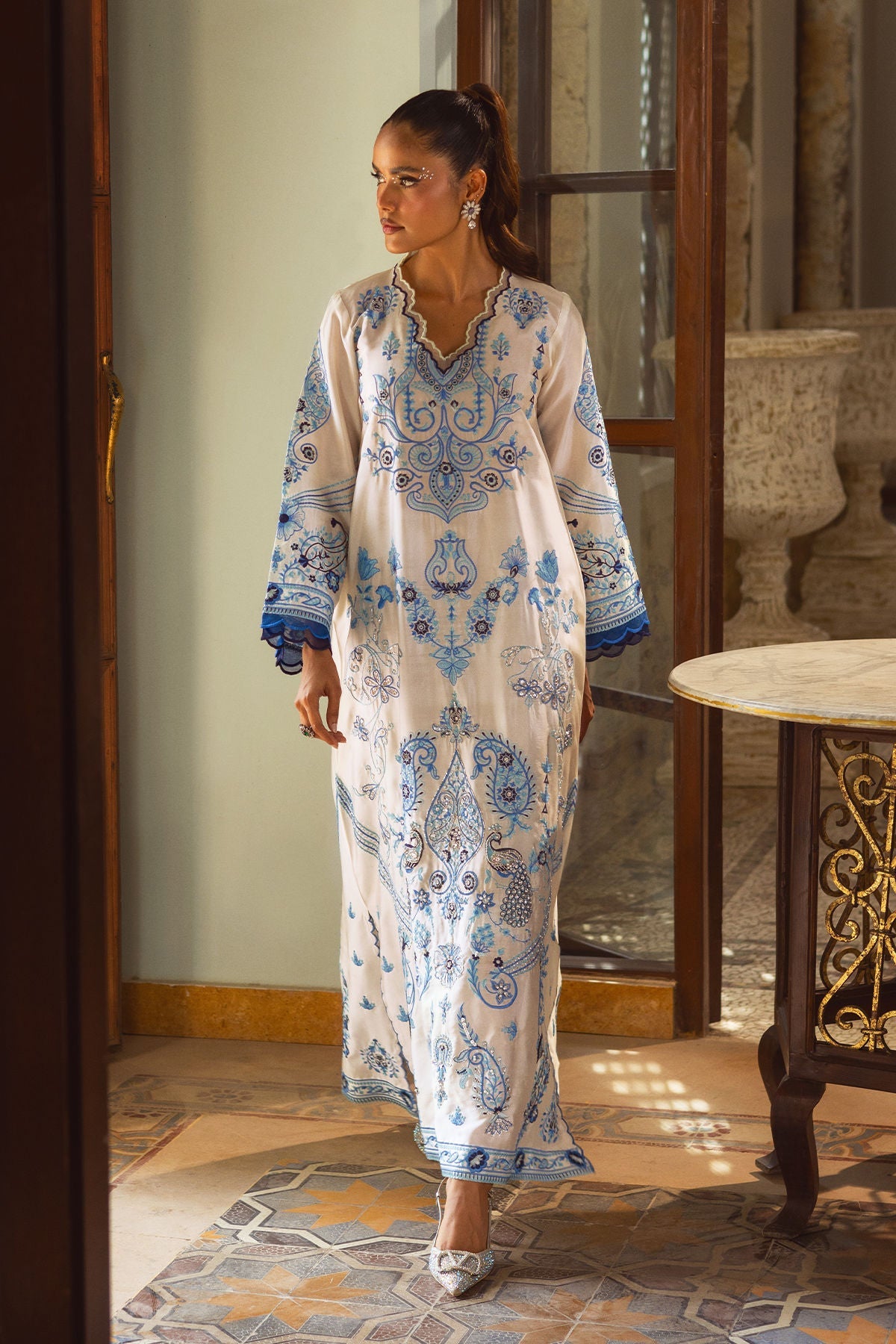 Annus Abrar | Leah Luxury Pret |Sol Kaftaan-6