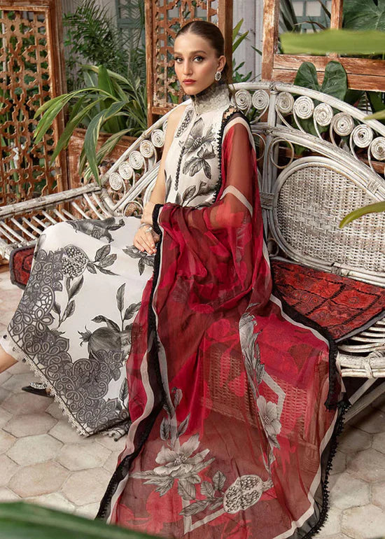 Maria B | M Prints | 3A -  Maria B Luxury - Original Designer Dress - House of Maryam