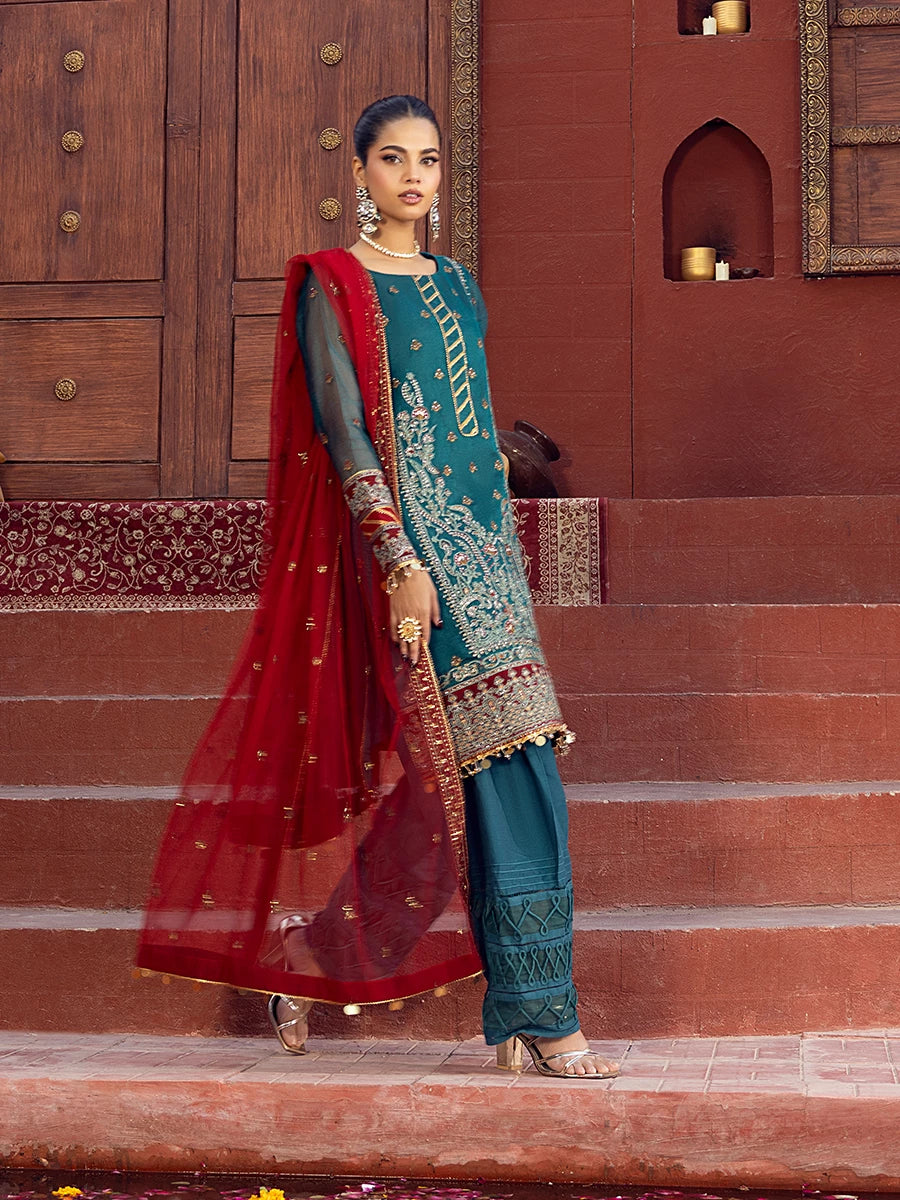 Salitex | Signature Festive Chiffon | SUNW6JI021UT -  Salitex Ladies Clothes - Original Designer Dress - House of Maryam