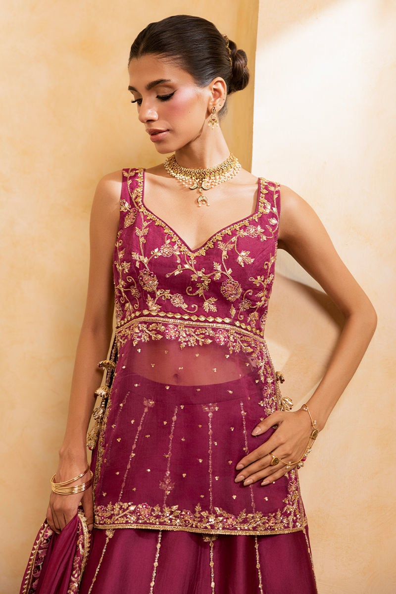 Ansab Jahangir | Artisan Prints 26 |Berry Velour-7