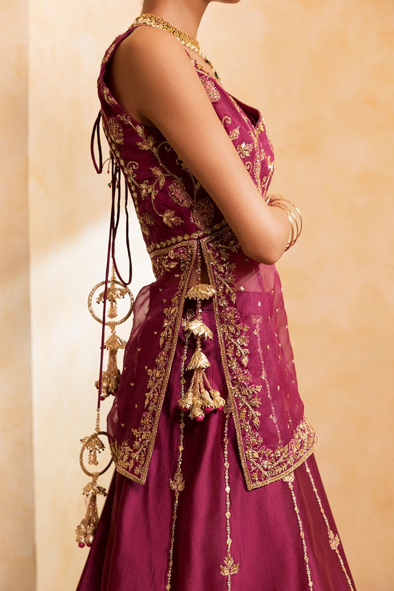 Ansab Jahangir | Artisan Prints 26 |Berry Velour-5