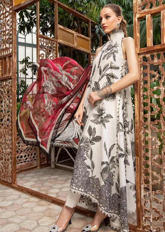 Maria B | M Prints | 3A -  Maria B Luxury - Original Designer Dress - House of Maryam