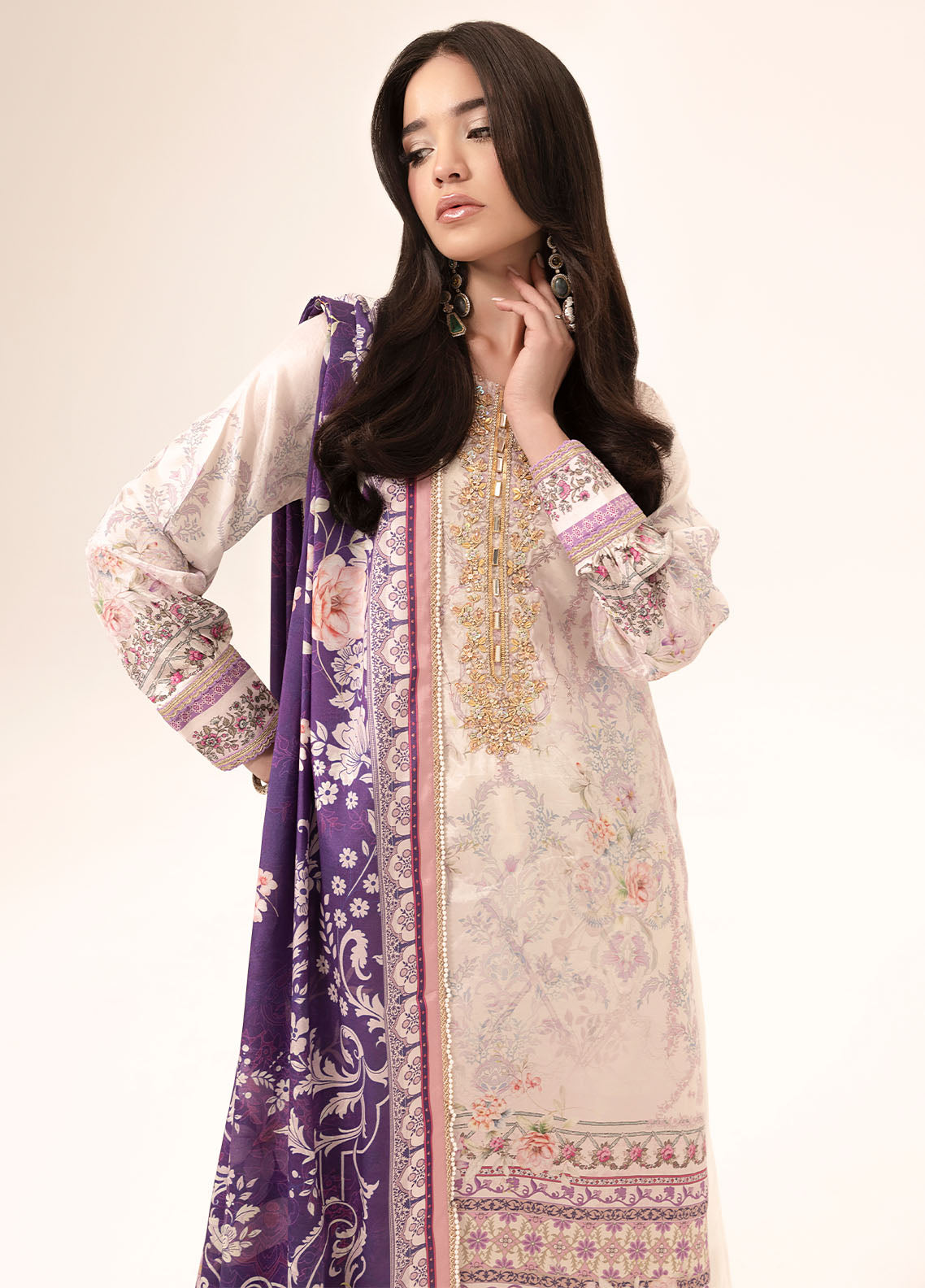 Sahane | Suay Silk Handwork Edit | CT-15003 KAIA - SUAY -  Sahane Ladies Clothes - Original Designer Dress - House of Maryam
