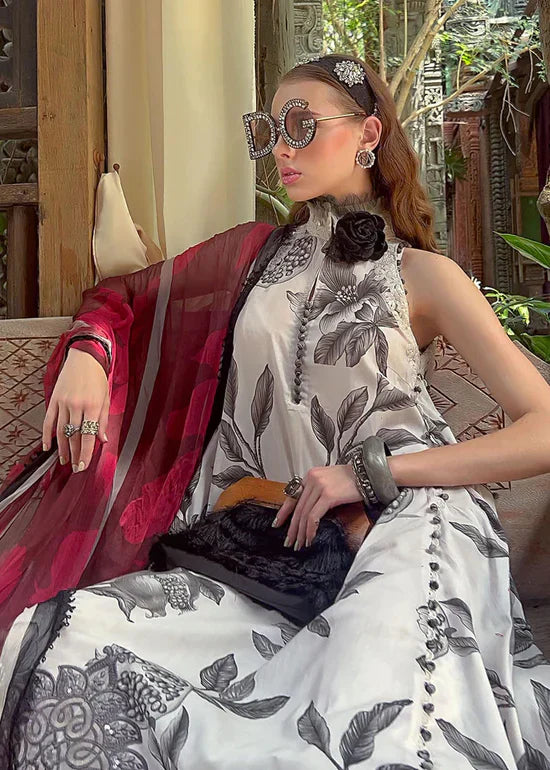Maria B | M Prints | 3A -  Maria B Luxury - Original Designer Dress - House of Maryam