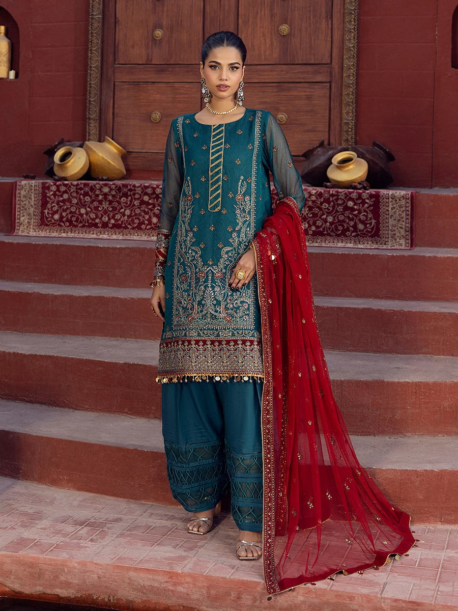 Salitex | Signature Festive Chiffon | SUNW6JI021UT -  Salitex Ladies Clothes - Original Designer Dress - House of Maryam