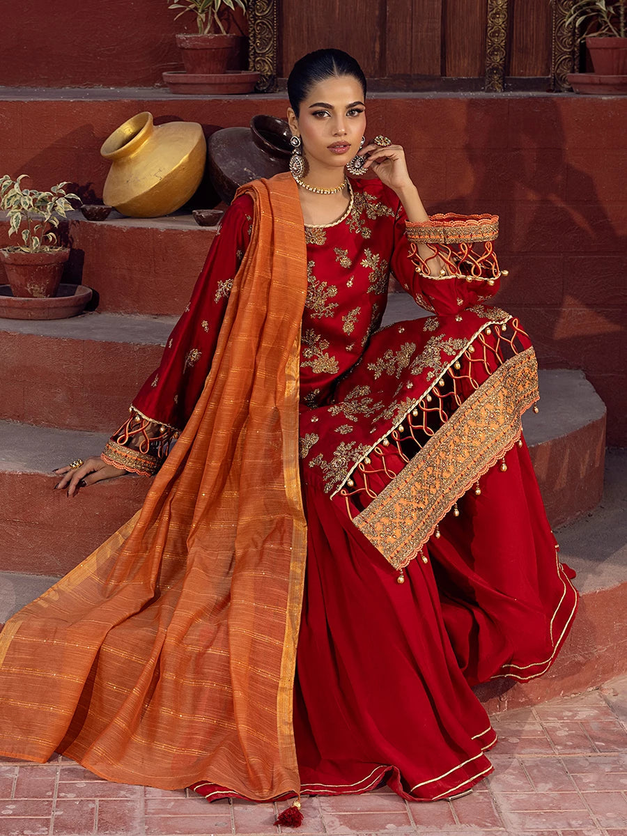 Salitex | Signature Festive Chiffon | SUNW6JI020UT -  Salitex Ladies Clothes - Original Designer Dress - House of Maryam