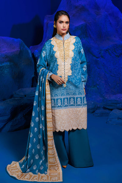 Bonanza Satrangi | Sundust 3 Pc (2W24P3P346) -  Bonanza Satrangi Unstitched - Original Designer Dress - House of Maryam