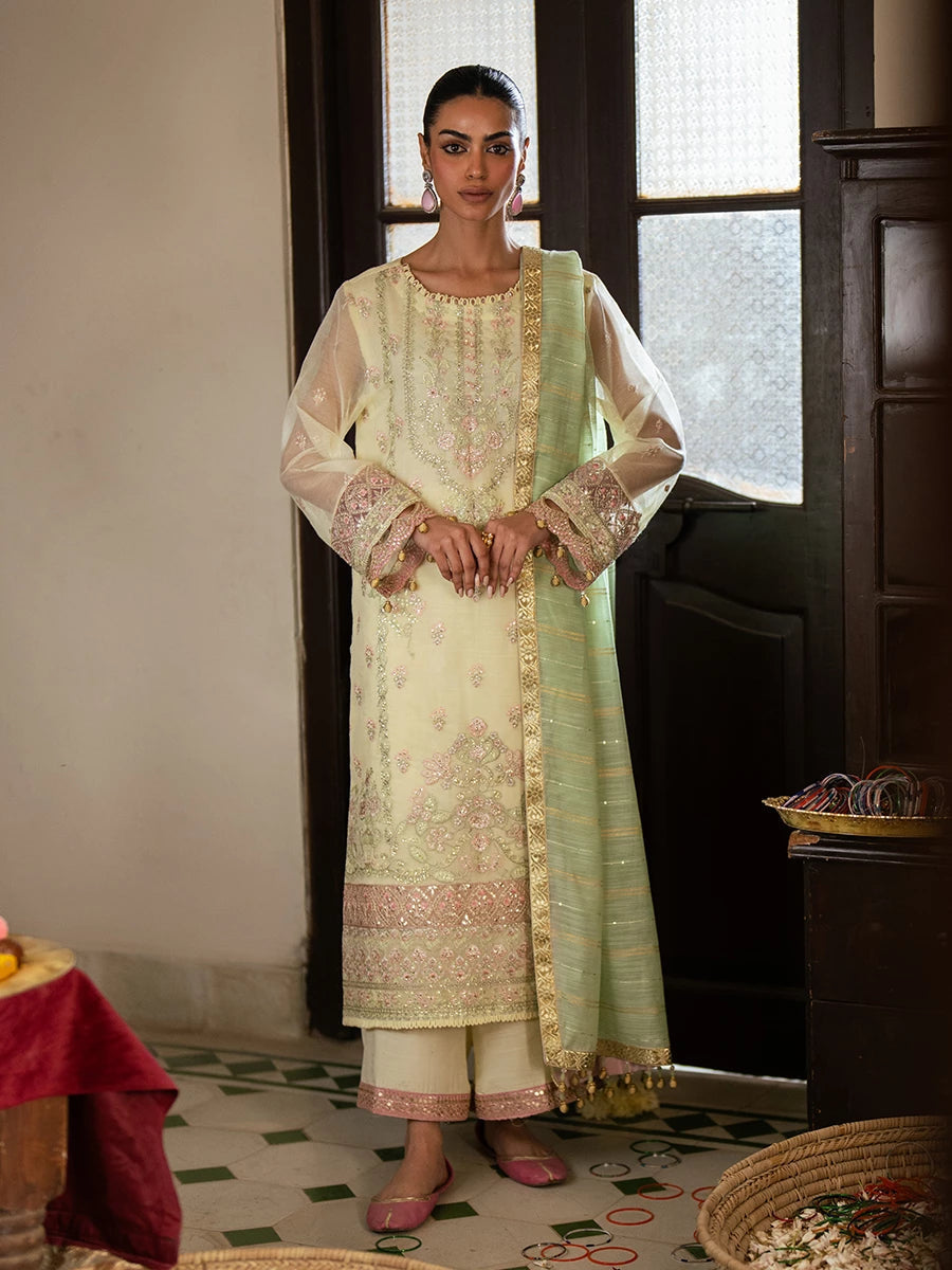 Salitex | Signature Festive Chiffon | SUNW6JI045UT -  Salitex Ladies Clothes - Original Designer Dress - House of Maryam