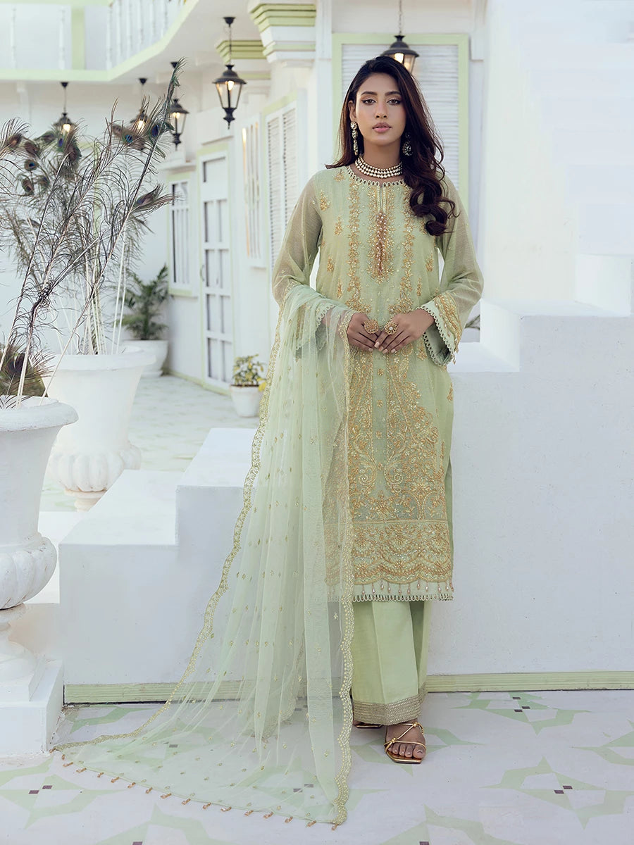 Salitex | Signature Festive Chiffon | SUNW6NO001UT -  Salitex Ladies Clothes - Original Designer Dress - House of Maryam