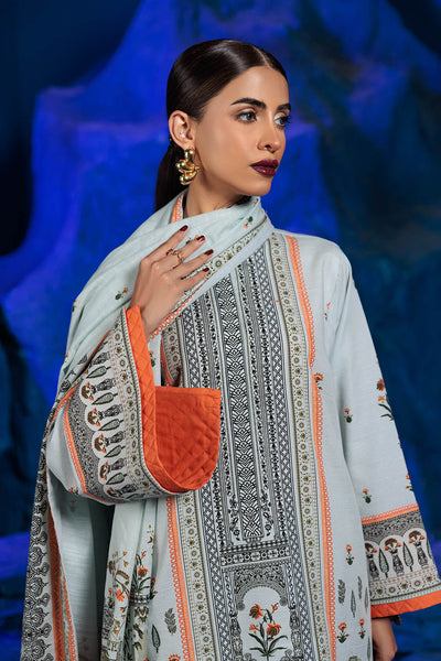 Bonanza Satrangi | Spa Blue 3 Pc (1W24P3P289) -  Bonanza Satrangi Unstitched - Original Designer Dress - House of Maryam
