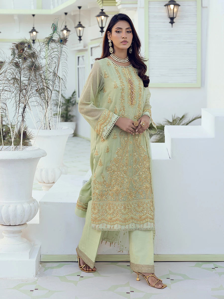 Salitex | Signature Festive Chiffon | SUNW6NO001UT -  Salitex Ladies Clothes - Original Designer Dress - House of Maryam