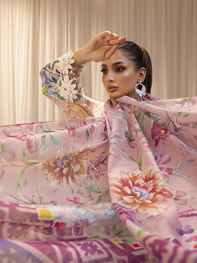 Salitex | Sibel Printed Lawn Silk | ST-04 -  Salitex Ladies Clothes - Original Designer Dress - House of Maryam