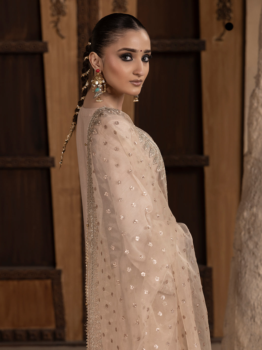 Hem Stitch | Raw Silk Edit 25 |Janan -  Hemstitch Ladies Clothes - Original Designer Dress - House of Maryam