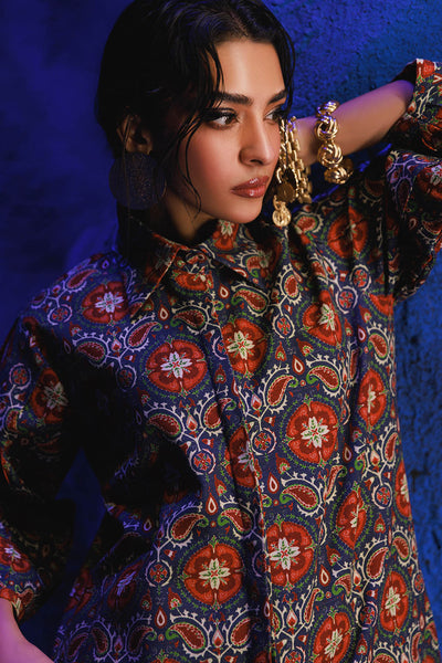 Bonanza Satrangi | Poseidon 3 Pc (1W24P3P250) -  Bonanza Satrangi Unstitched - Original Designer Dress - House of Maryam