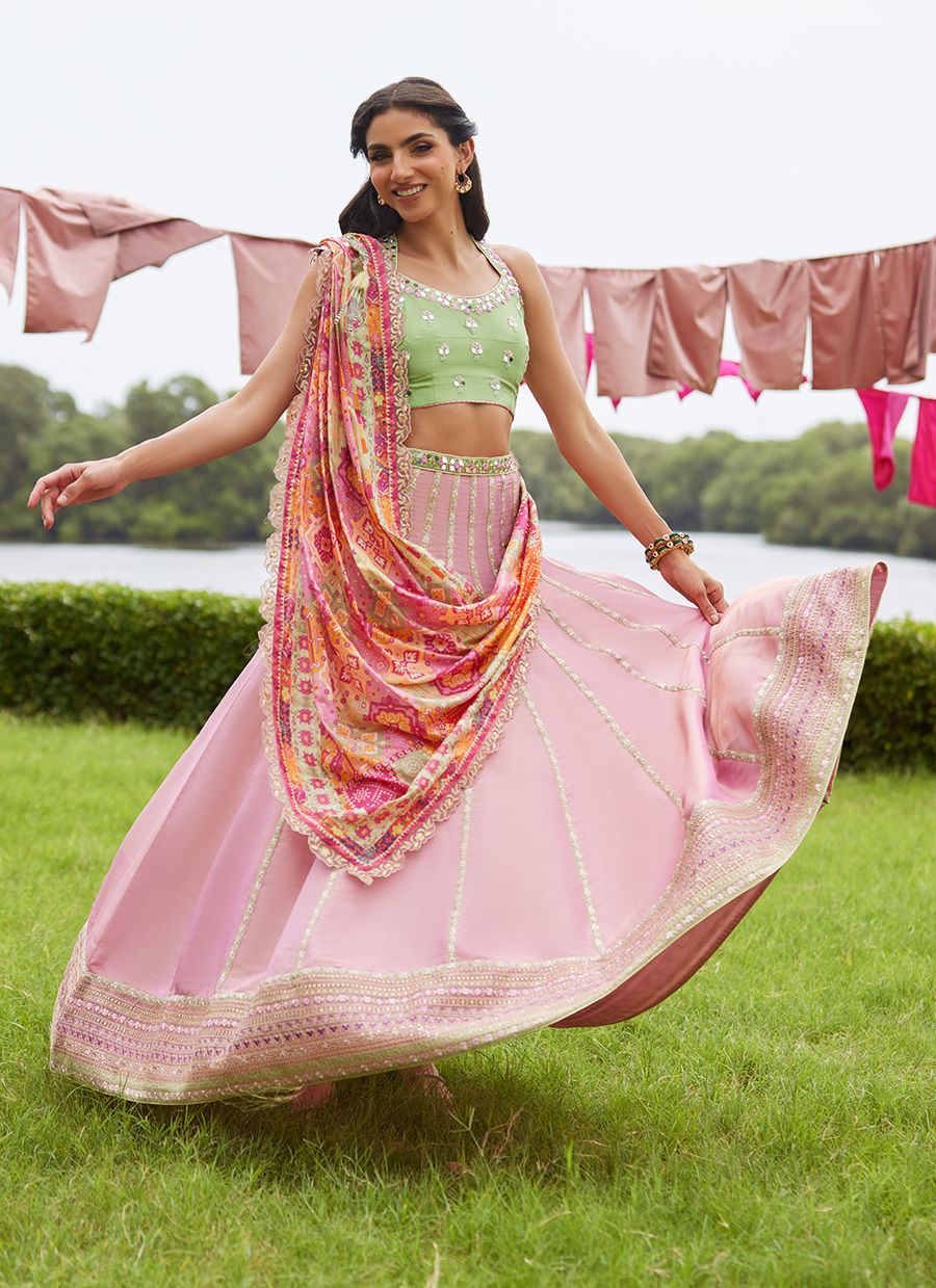 Farah Talib Aziz | Mayna Festive Luxe Pret | Raga Lehnga Choli-6