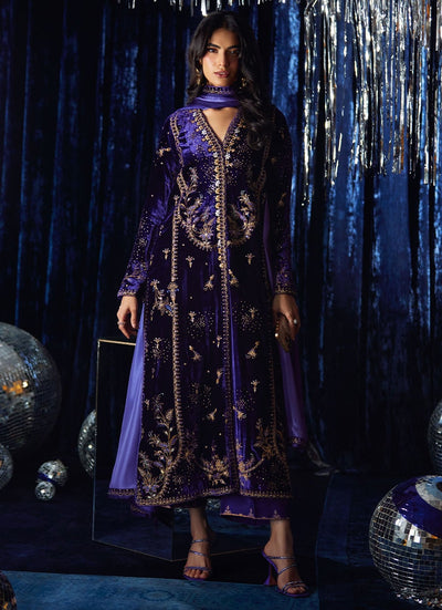 Farah Talib Aziz | Velvet Fete 4 | Tahlia Shirt And Dupatta