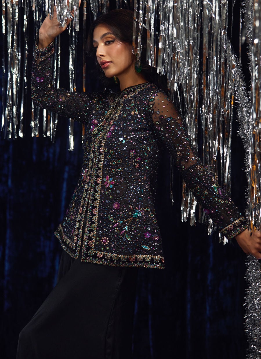 Farah Talib Aziz | Velvet Fete 4 | Lumi Organza Jacket, image 4