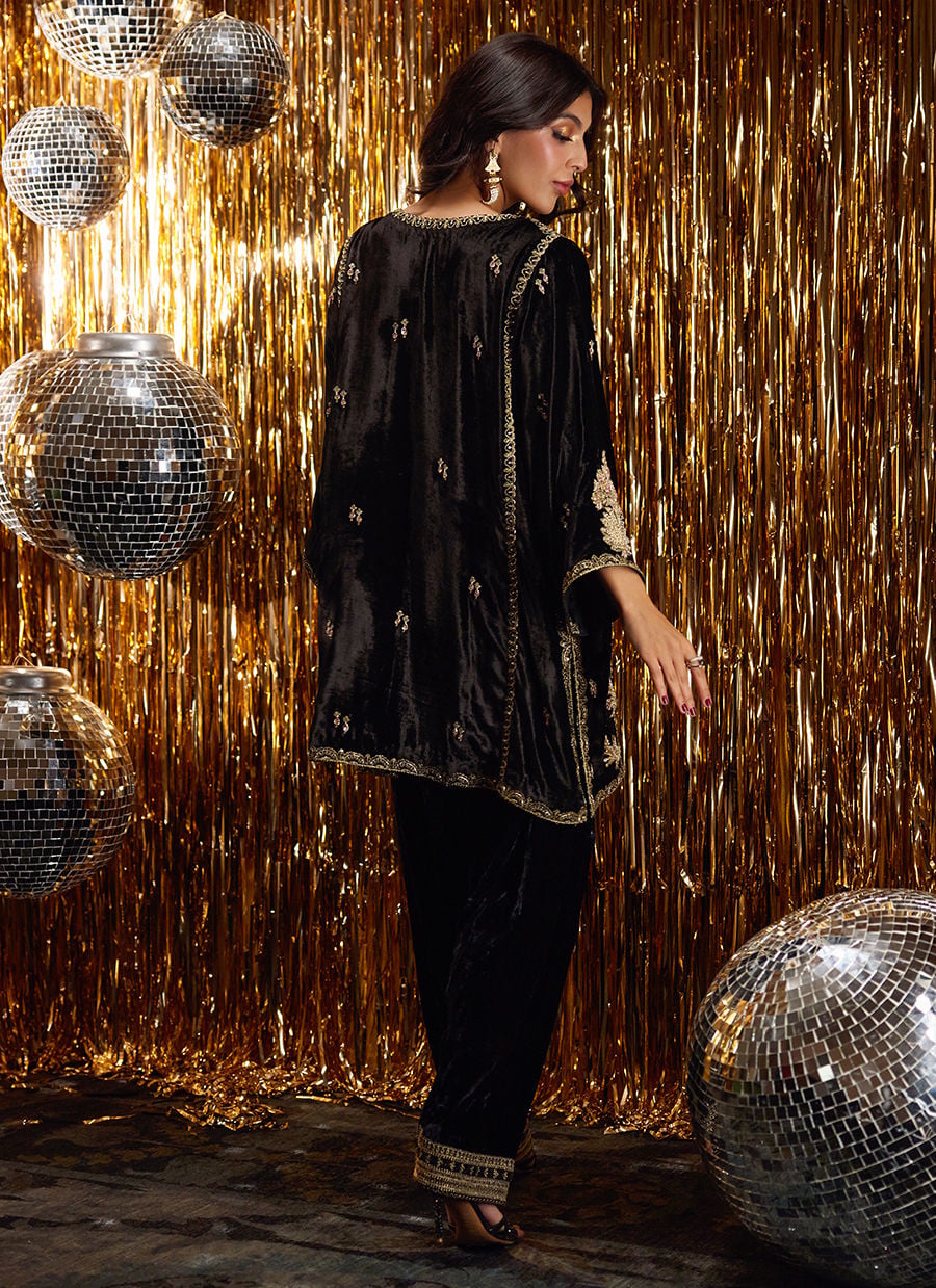 Farah Talib Aziz | Velvet Fete 4 | Liana Onyx Shirt-2