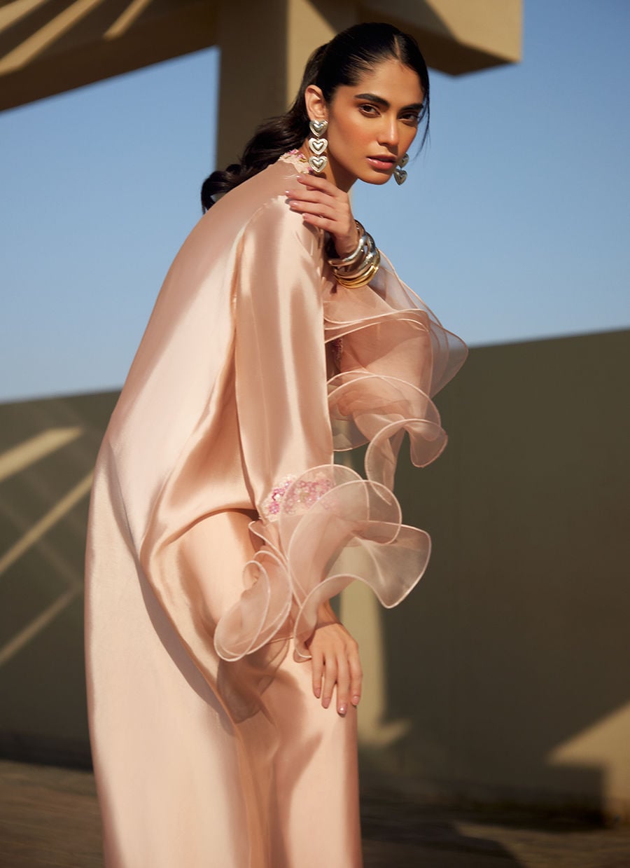 Farah Talib Aziz | Laani The Kaftan Edit | Mariposa Blush-6