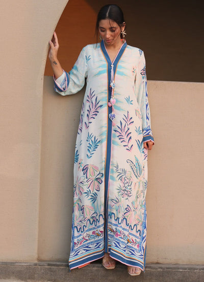 Farah Talib Aziz | Laani The Kaftan Edit | Palmetto Crepe