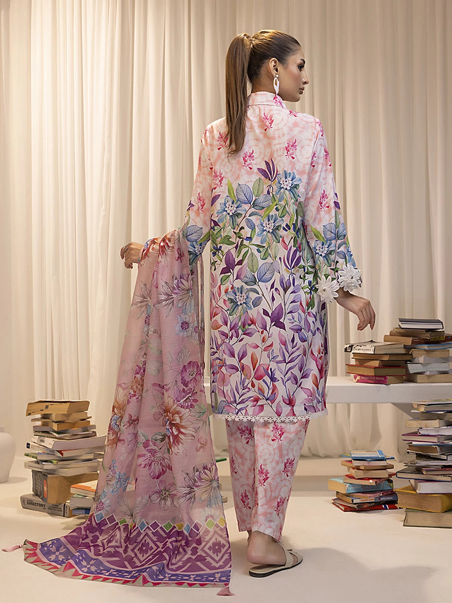 Salitex | Sibel Printed Lawn Silk | ST-04 -  Salitex Ladies Clothes - Original Designer Dress - House of Maryam
