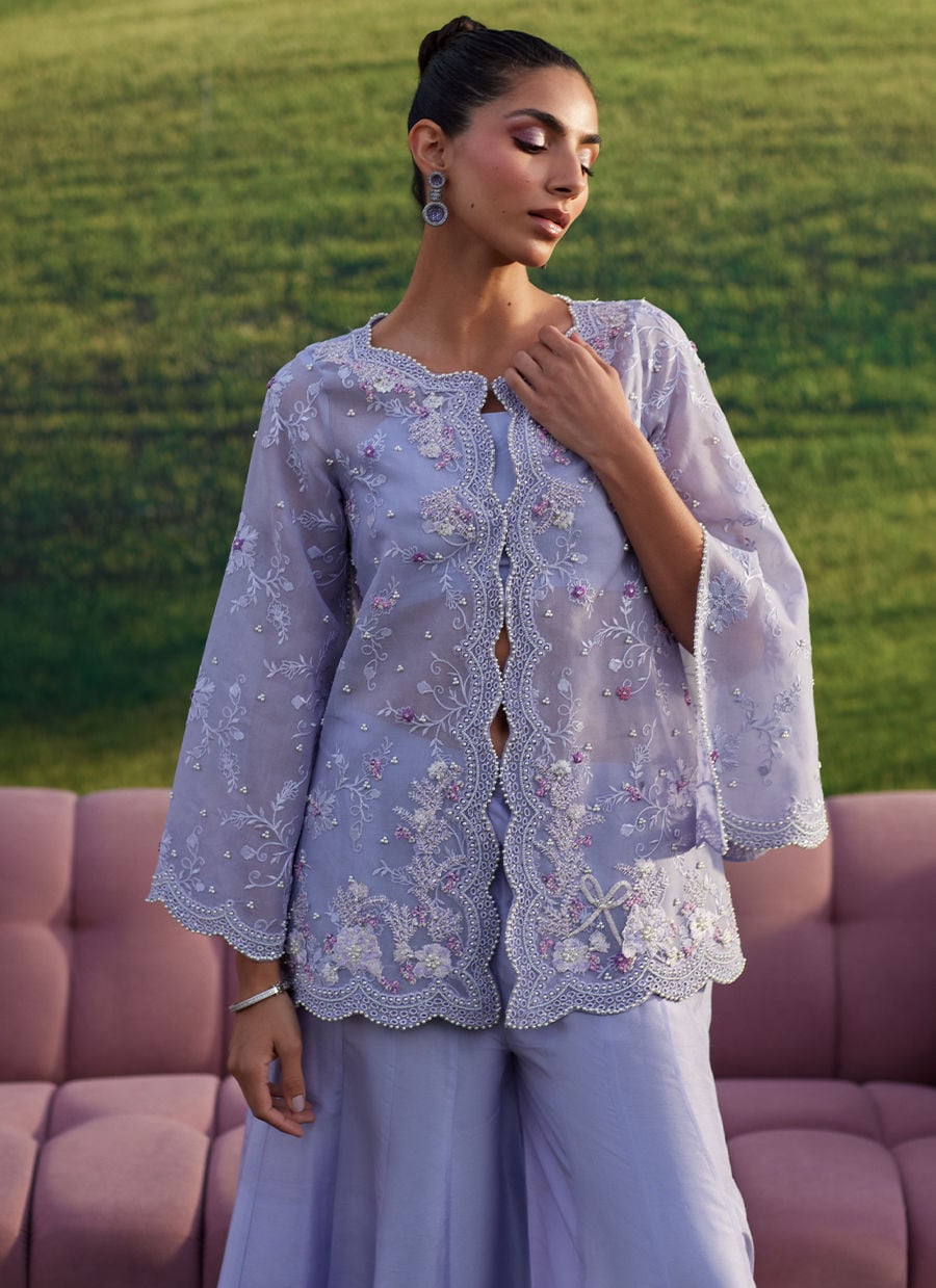 Farah Talib Aziz | Luna Eid 26 | Lilac Haze Jacket, image 4