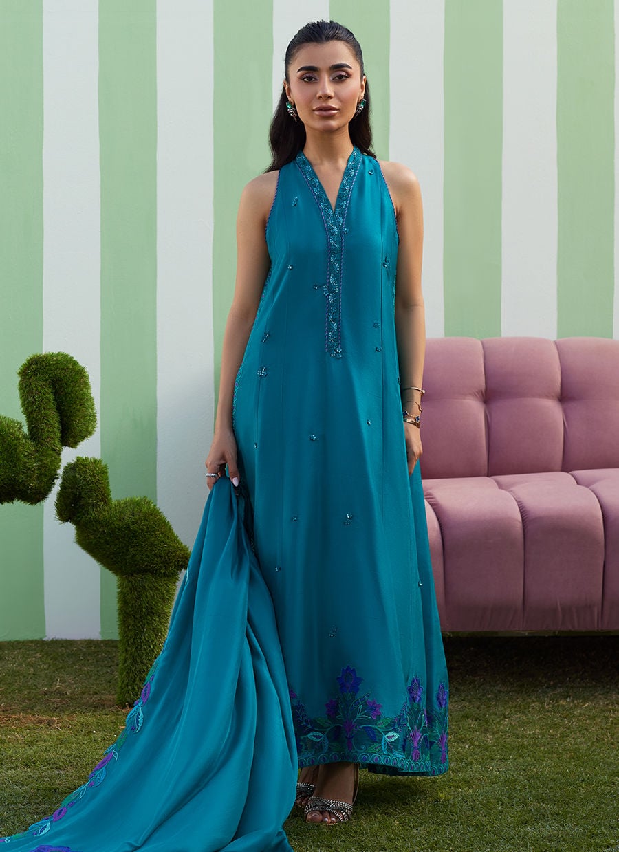 Farah Talib Aziz | Luna Eid 26 | Slona Shirt And Dupatta, image 4