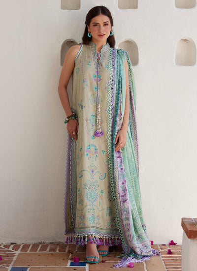 Farah Talib Aziz | Luxury Lawn 26 | Valeria Olive