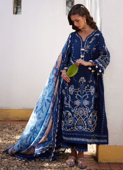 Farah Talib Aziz | Luxury Lawn 26 | Nia Navy