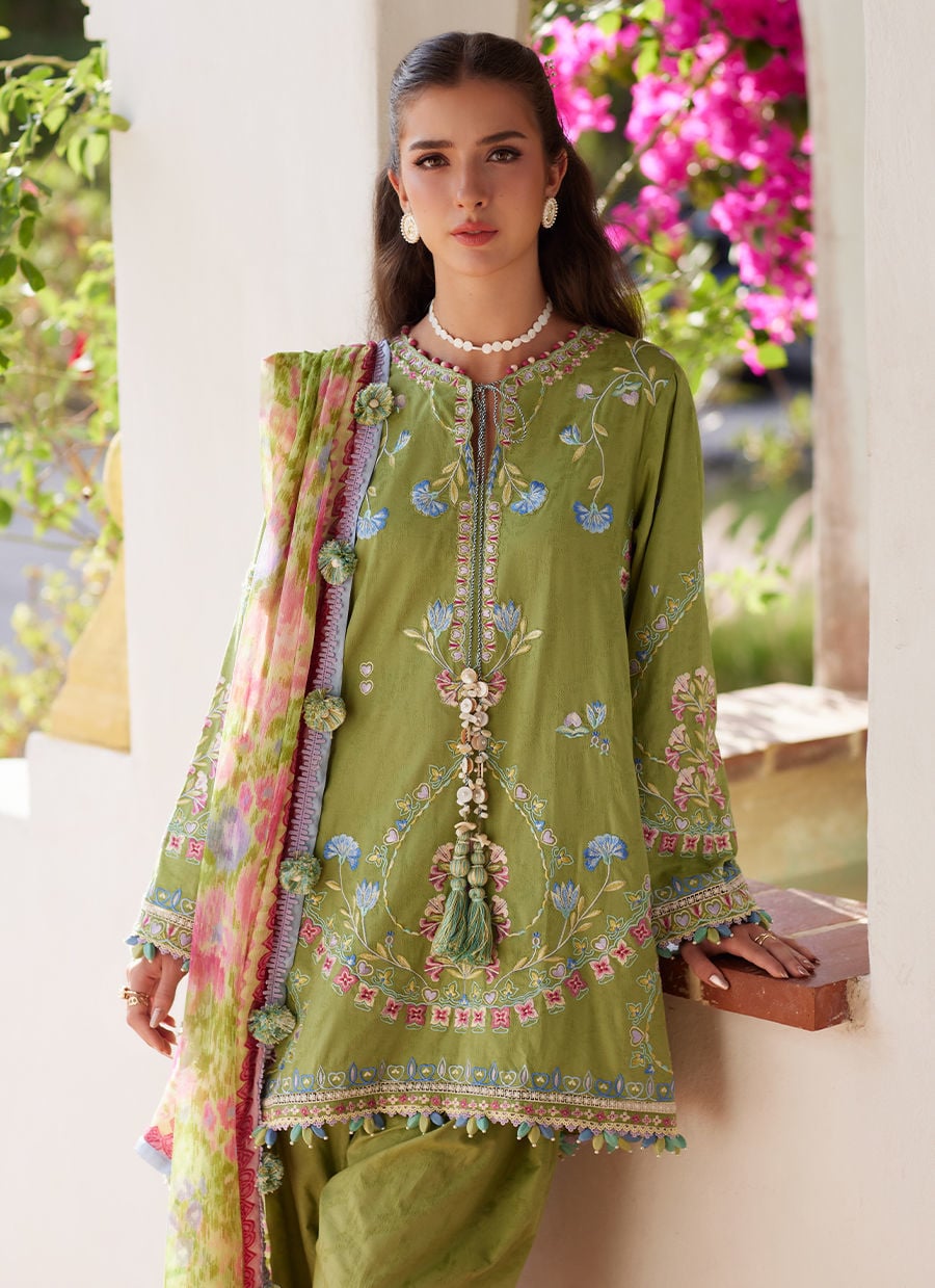 Farah Talib Aziz | Luxury Lawn 26 | Carmen Kiwi-3