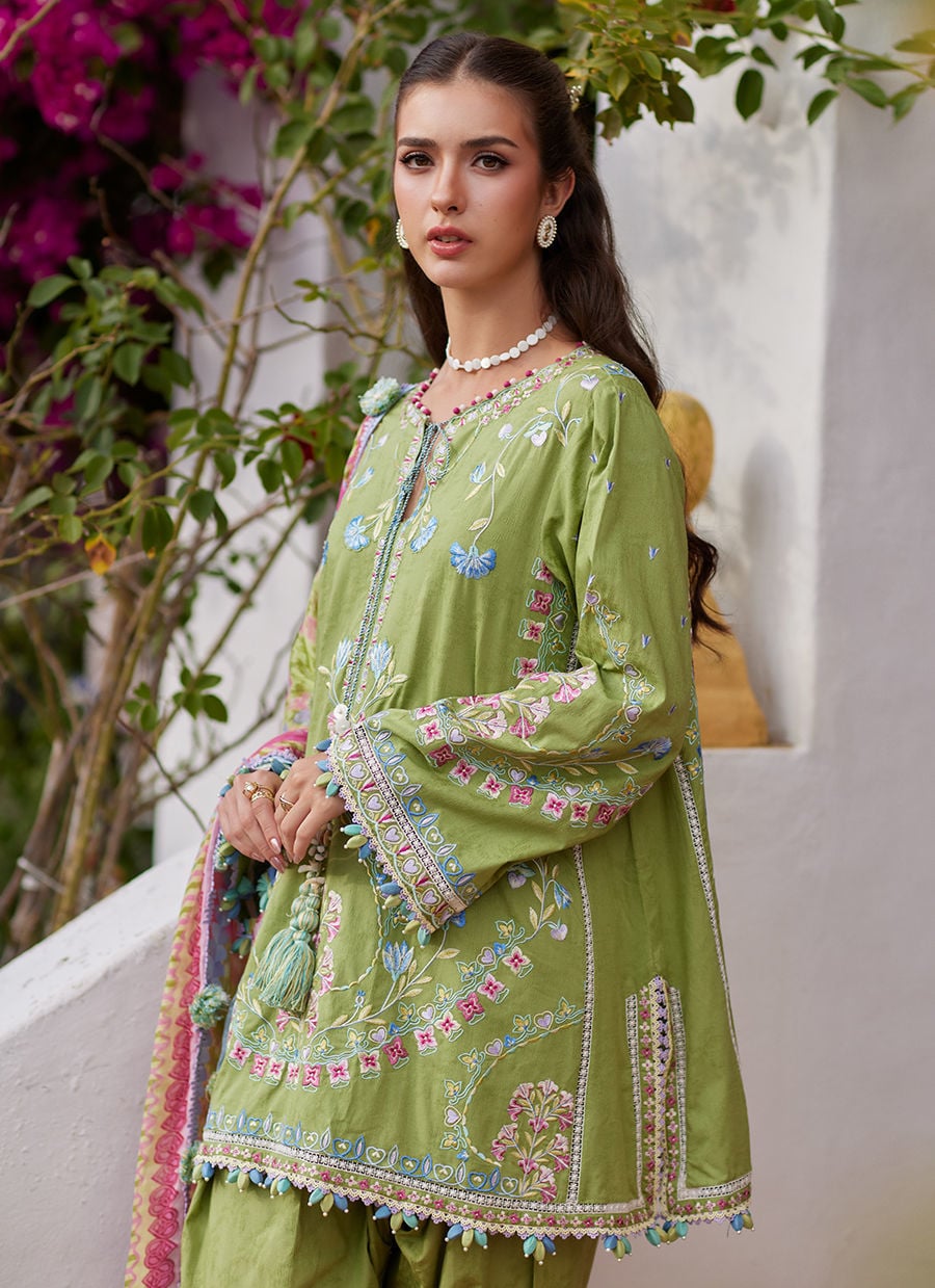 Farah Talib Aziz | Luxury Lawn 26 | Carmen Kiwi-4