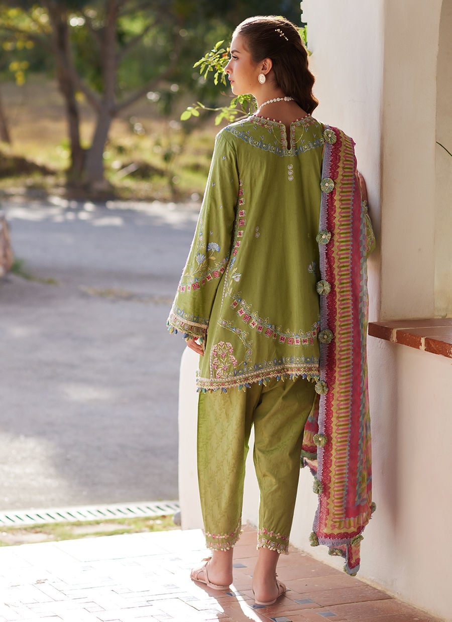 Farah Talib Aziz | Luxury Lawn 26 | Carmen Kiwi-2