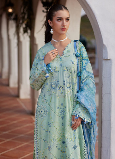 Farah Talib Aziz | Luxury Lawn 26 | Marcia Mint