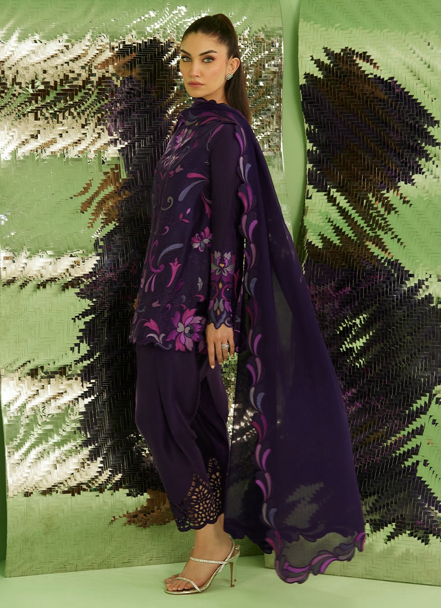 Farah Talib Aziz | Veya A Draped Capsule | Noir Aubergine, image 6