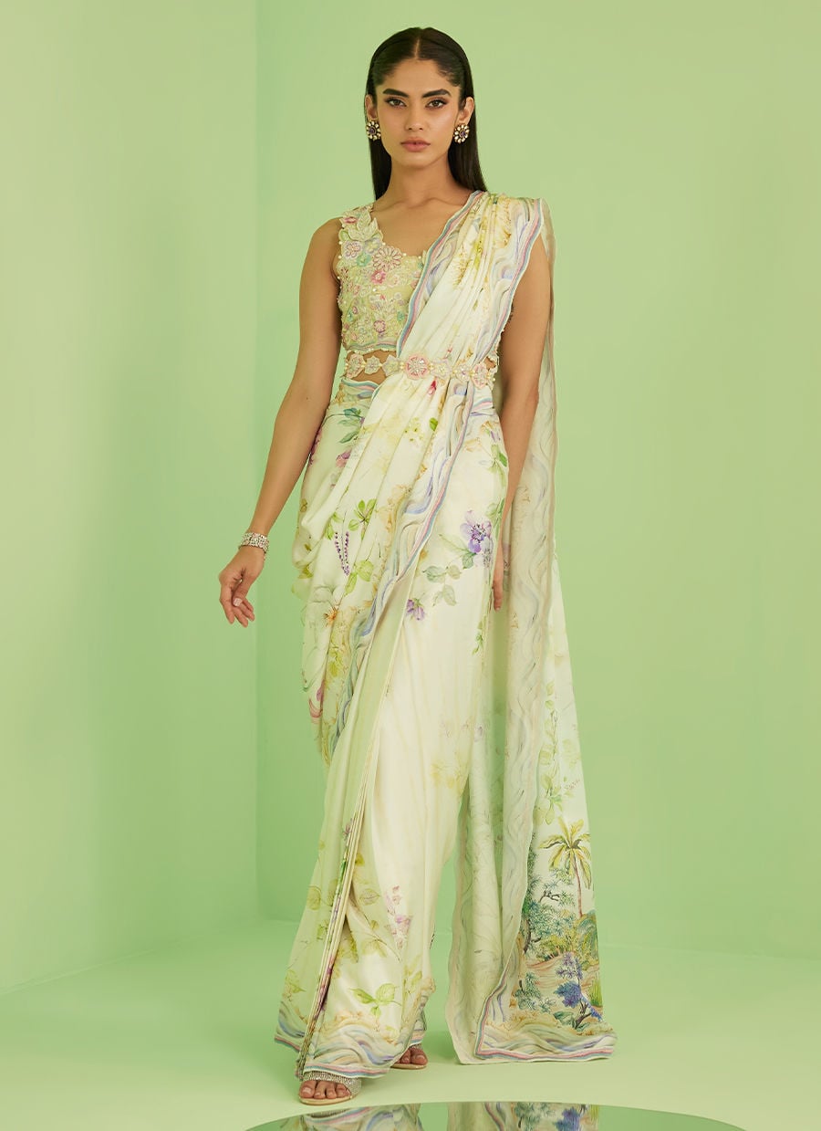 Farah Talib Aziz | Veya A Draped Capsule | Avery Saree-1