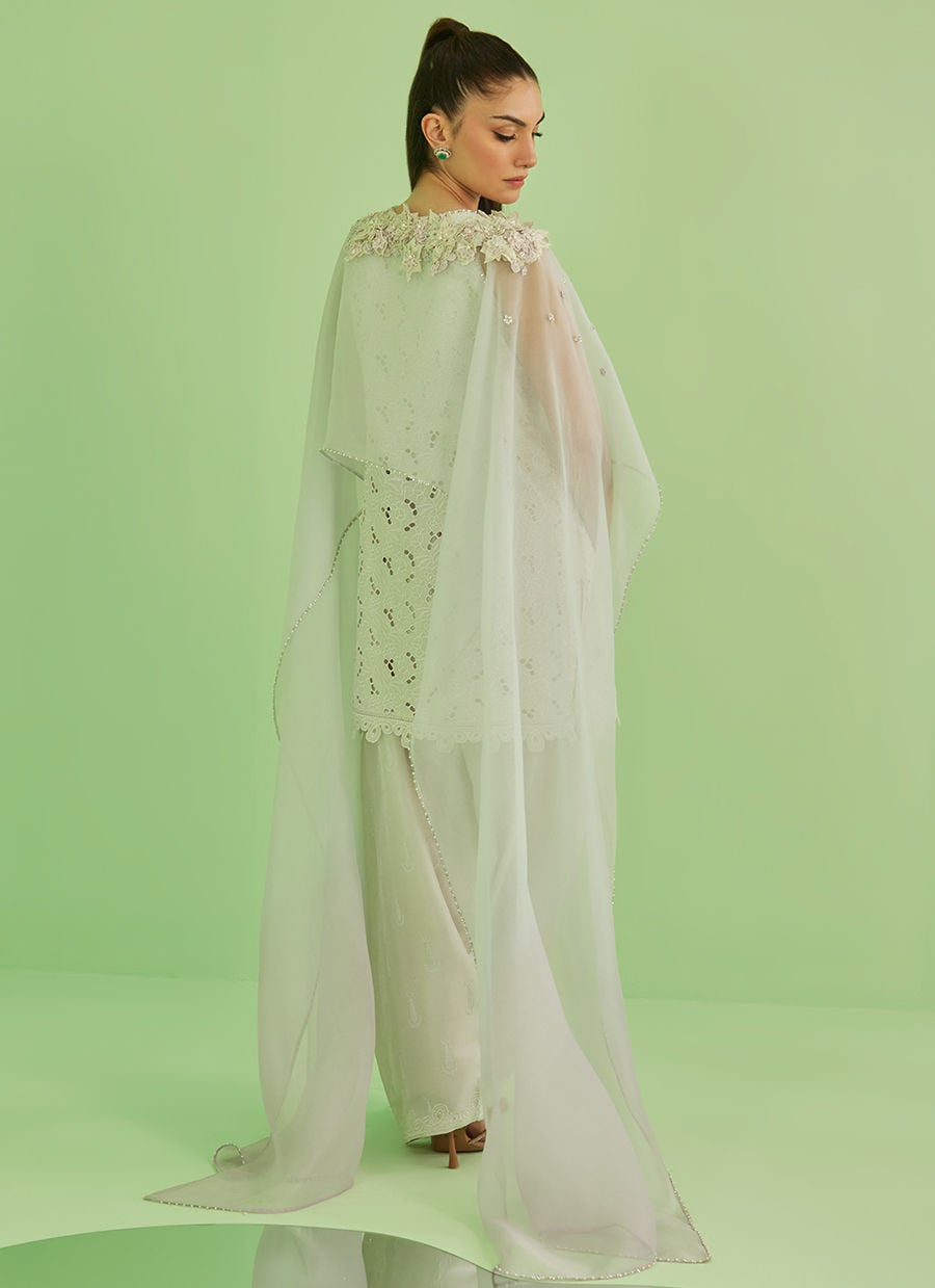 Farah Talib Aziz | Veya A Draped Capsule | Laine Shirt And Drape Dupatta, image 2