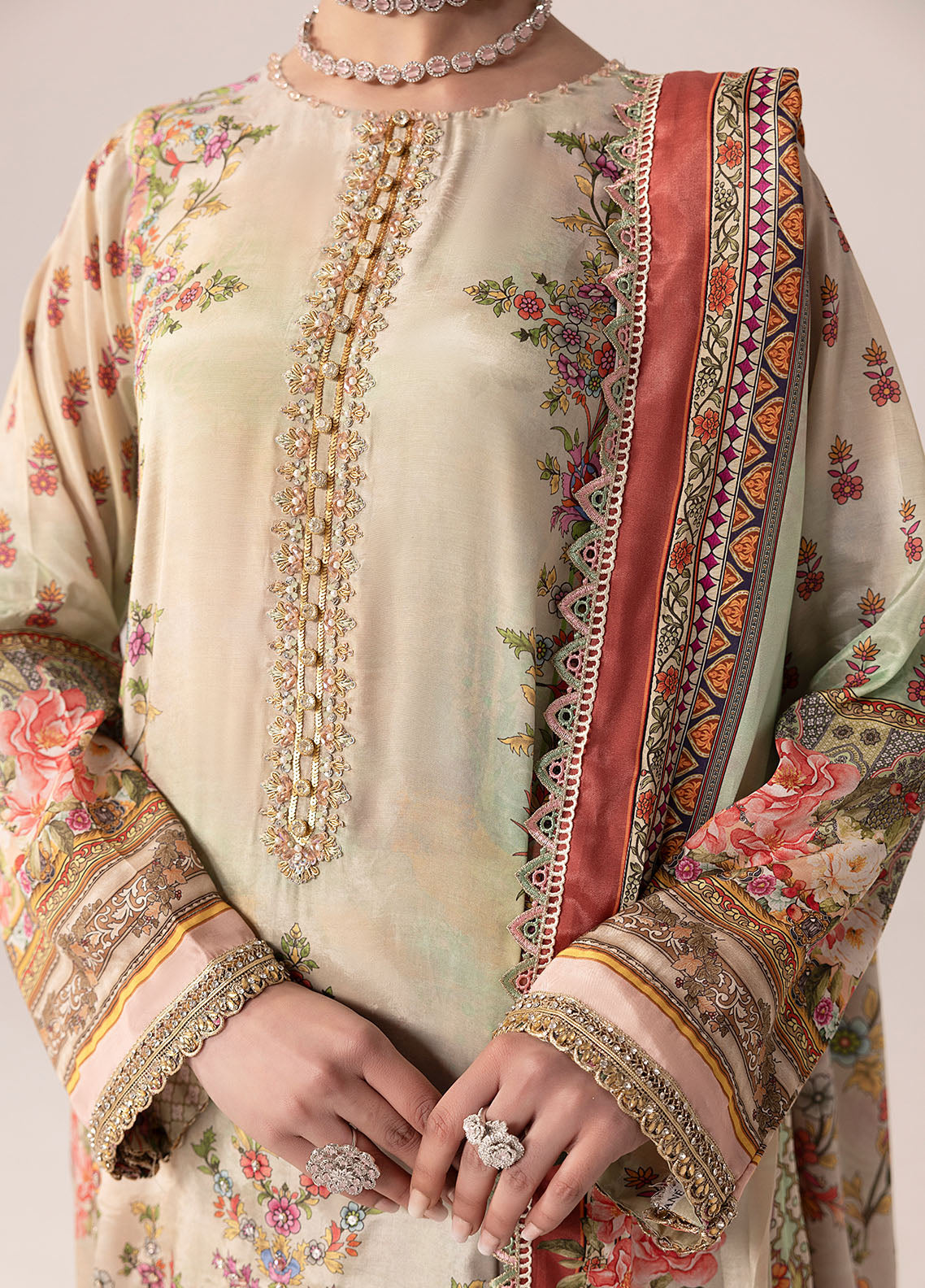 Sahane | Suay Silk Handwork Edit | CT-15004 AVA - SUAY -  Sahane Ladies Clothes - Original Designer Dress - House of Maryam