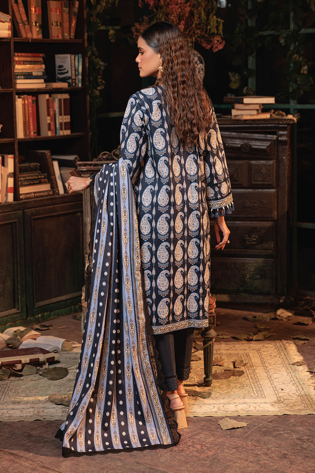 Bonanza Satrangi | Blooming 3 Pc (2W24P3P077) -  Bonanza Satrangi Unstitched - Original Designer Dress - House of Maryam